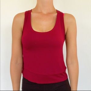 Rolla Coster red layered tank size small